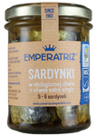 European Sardines In Bio Extra Virgin Olive Oil 190 g (133 g) (Jar) - Emperatriz