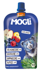 Fruit puree apple - banana - blueberry - raspberry without added sugars Demeter BIO 120 g Mogli