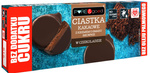 Dark Chocolate-Coated Cocoa Cookies with Brownie-Flavored Cream, No Added Sugar 128 g – Pure&Good