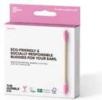 Pink Bamboo Cotton Swabs, 100 Count – The Humble